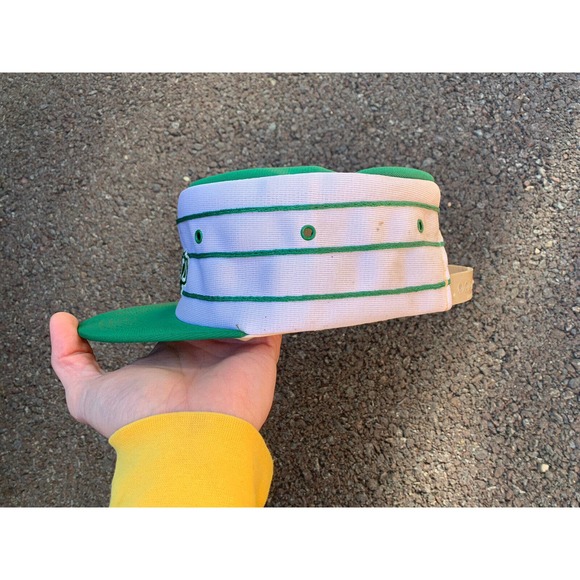 Vintage 80s NY Jets Sports Specialties Pill Box Snapback NFL Football Hat - Picture 2 of 8